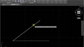 A linha em um ângulo de autocad [upl. by Tada]