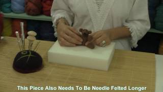 Needle Felting Firmness Tutorial [upl. by Notsae]