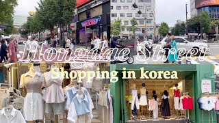 Shopping in SEOUL KOREA 🇰🇷 HONGDAE STREET  SHOPPING IN HONGDAE 🧸 [upl. by Zsamot]