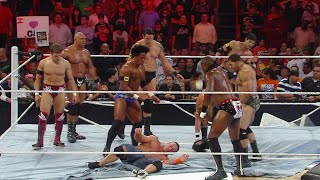 Wade Barrett leads a vicious Nexus attack on John Cena Raw June 7 2010 [upl. by Pearl]