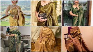 Kanjivaram saree collection 2024  Kanjivaram silk saree saree sareelove [upl. by Cchaddie791]