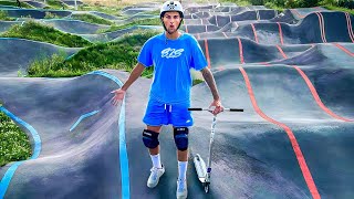 Je Teste le Plus Gros PUMPTRACK de France en Trottinette [upl. by Chun]