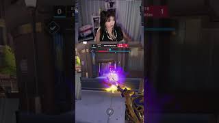 my Ana vs Tracer 😁👍 gg [upl. by Wymore986]