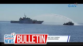 G7 leaders nababahala sa paggamit ng China ng water cannons at  GMA Integrated News Bulletin [upl. by Eeldivad]