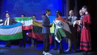 CatalyseRs Kartik amp Sharvik recieving Silver Medal in ICHO16 closing ceremony GEORGIA [upl. by Korenblat432]