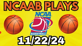 College Basketball Predictions Today 112324 [upl. by Aix543]