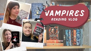 Vampire Reading Vlog 🩸🦇  No Spoilers [upl. by Oaht]