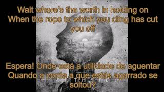 Earthside  Crater ft Björn Strid of Soilwork onscreen lyrics  PT translation [upl. by Filmer239]