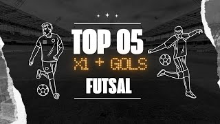 TOP 5  Dribles X1  Gols [upl. by Ellord]