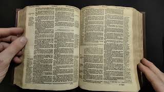 Geneva Bible 1608 Original Bible [upl. by Initof]