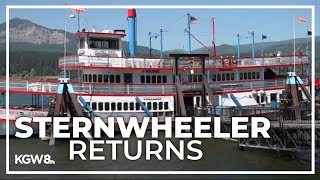 Historical sternwheeler makes its return to Columbia River [upl. by Assirual]