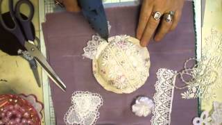 Shabby Chic Elegant Pin Hanger Tutorial  jennings644 [upl. by Htur220]