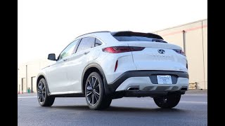 2023 INFINITI QX55 LUXE AWD Walk Around and Buyers Guide [upl. by Javler]