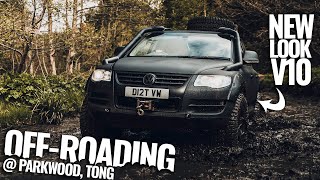 V10 Touareg Off Roading Parkwood May 2021  Full Vlog [upl. by Anelahs]