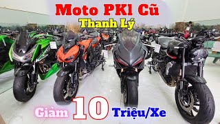 Moto PKL Cũ Giá Rẻ CBR650R Kawasaki Z1000 MT03  Trident 660 Z300  CBR600R Rebel 300 [upl. by Eltsirhc]