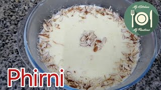 phirni recipe l rice pudding recipe l [upl. by Otilrac]