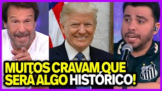 PÂNICO ANALISA PREVISÃO QUE CRAVA VITÓRIA ESPETACULAR DE TRUMP NOS ESTADOS UNIDOS [upl. by Woodruff]