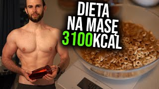 Dieta 3100Kcal na budowanie masy mięśniowej dzień jedzenia [upl. by Addiel418]