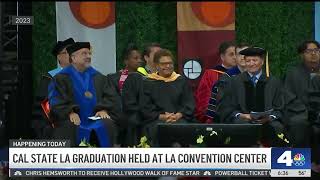 Cal State LA Graduation Held at the LA Convention Center [upl. by Walls]