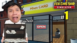 ลุงเหม็นกลับมา เปิดร้านขายการ์ด 1  TCG Card Shop Simulator [upl. by Cyprian126]