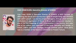 Caio KLEIN Visibility and Awareness of LGBTIQ Persons in Society [upl. by Bathsheb]