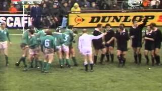 1974 Rugby Union match Ireland vs New Zealand All Blacks highlights [upl. by Dev456]