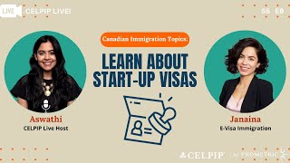 CELPIP Live Learn about the StartUp Visa Program with EVisa Immigration  S5E8 [upl. by Nahgem]