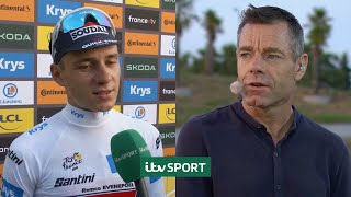 Its nice to hit back at the critics  Remco Evenepoel after Tour de France  Full Reaction [upl. by Trixie]