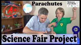 Easy Parachute Science Project  Science for Kids [upl. by Nahshunn100]