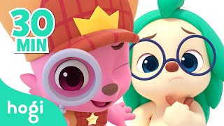 Knock knock Who’s there  Compilation  Sing Along with Hogi  Nursery Rhymes  Pinkfong amp Hogi [upl. by Halfon]