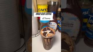 Come and make this oreo iced coffee with me viralshorts oreo coffeerecipes coffeetok [upl. by Abehsile]