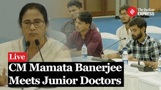 Doctors Meet Mamata CM Mamata Banerjee Meets Junior Doctors at State Secretariat I RG Kar Case [upl. by Stacey]