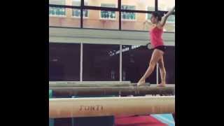 Carlotta Ferlito ITA  Training on beam  July 2014 [upl. by Hama]