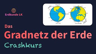 Das Gradnetz der Erde  Klausurtipps Erdkunde [upl. by Aneerhs]