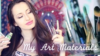 My Art Materials ♡ favorites amp essentials [upl. by Gherardi]