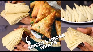 The Easiest method to make Samosa wraps Spiced Samosa Wraps [upl. by Mcgregor]