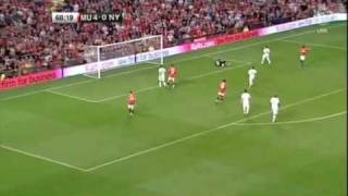 Paul Scholes Testimonial matchManchester United vs New York Cosmos 60 [upl. by Mullins]