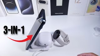 Anker MagGo Wireless Charging Station Foldable 3in1 [upl. by Lipfert]