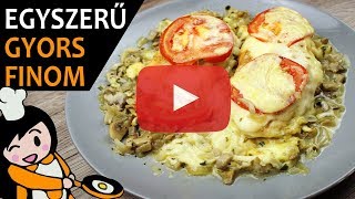 Sajtosgombás csirkemell  Recept Videók [upl. by Siramaj818]