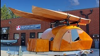 Teardrop Camper Kit by Chesapeake Light Craft  HD 1080p [upl. by Marceau]