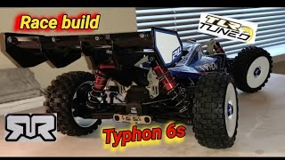 Arrma Typhon V5 6s Rear TLR upgrades [upl. by Ahsennod]