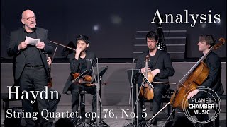 Haydn Analysis String Quartet in D Major op 76 No 5  Quatuor Arod [upl. by Ainatnas]