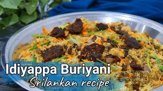 How to make Srilankan Idiyappa Buriyani  srilankan recipes in tamil  Naveenas Tiny Tips [upl. by Roter]