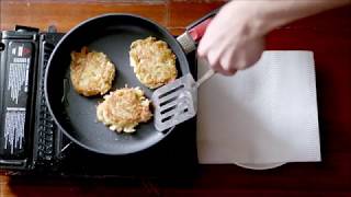 Potato Cakes with Smoked Salmon and Sour Cream and Chives [upl. by Chladek933]