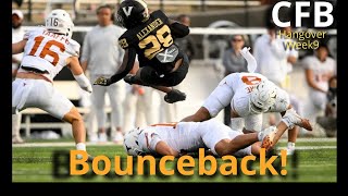 College Football Hangover Week 9 Texas at Vanderbilt SEC Power Rankings Week 10 [upl. by Agnola]