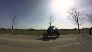 Suzuki SV1000 vs Aprilia RSV4 [upl. by Ahrat51]