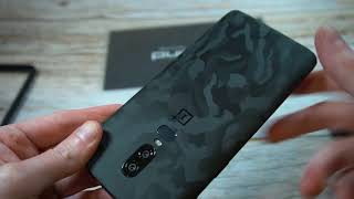 dbrand Camo Skin For OnePlus 6 Review [upl. by Hudis]