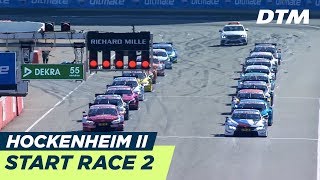 Start Race 2  DTM Hockenheim Final 2018 [upl. by Psyche]