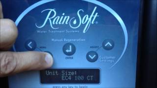 Rainsoft EC 4 Installers Menu [upl. by Jordain]