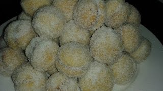 richbonde a la niox de coco طريقة تحضير حلوة ريشبوند [upl. by Alegnat]